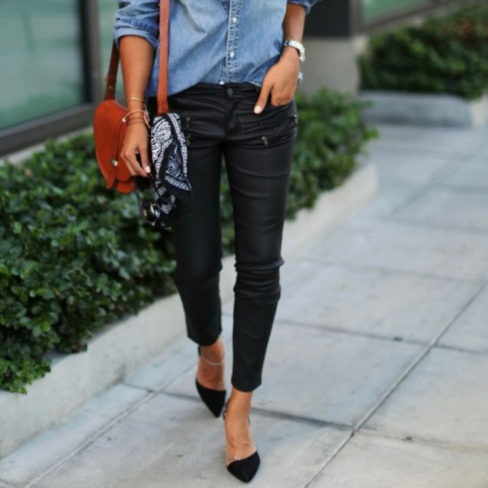 Madewell High Wasted, Skinny Wax Jeans